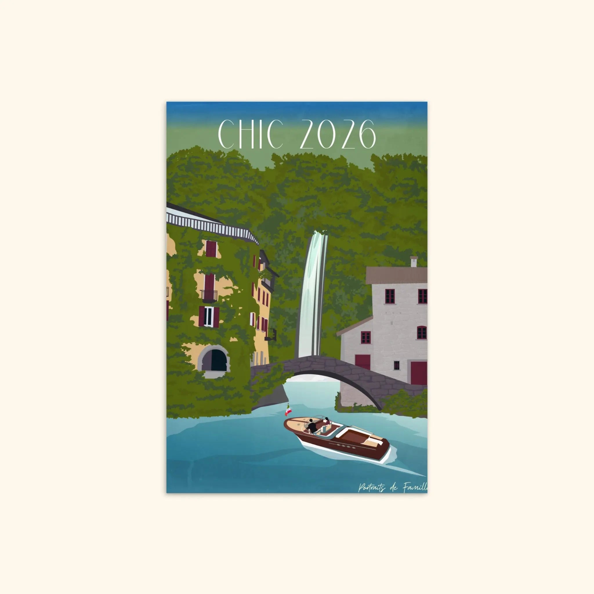 Portraits de Famille The Postcard Bridge Matte Paper Front
