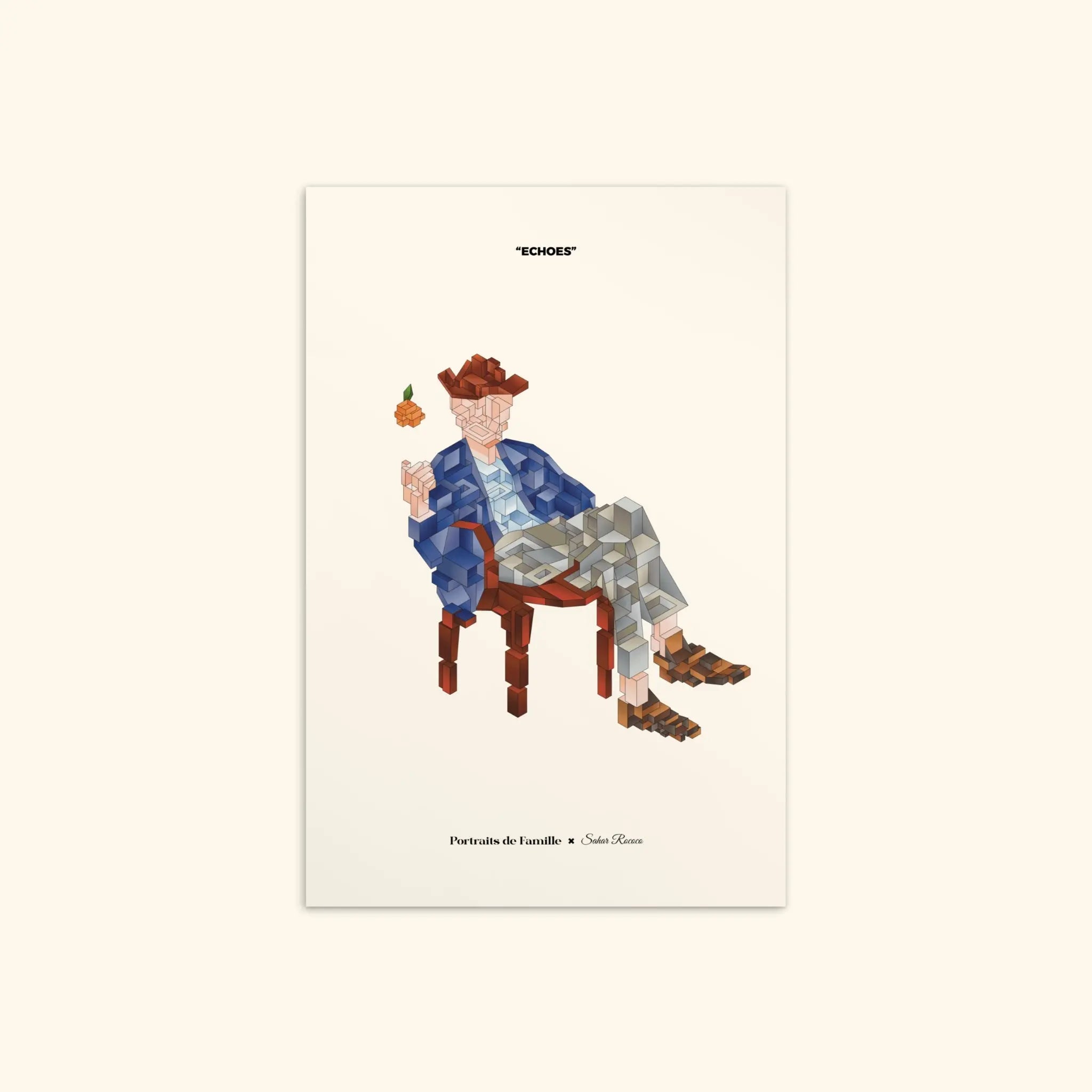 Portraits de Famille The Postcard Catch Matte Paper Front