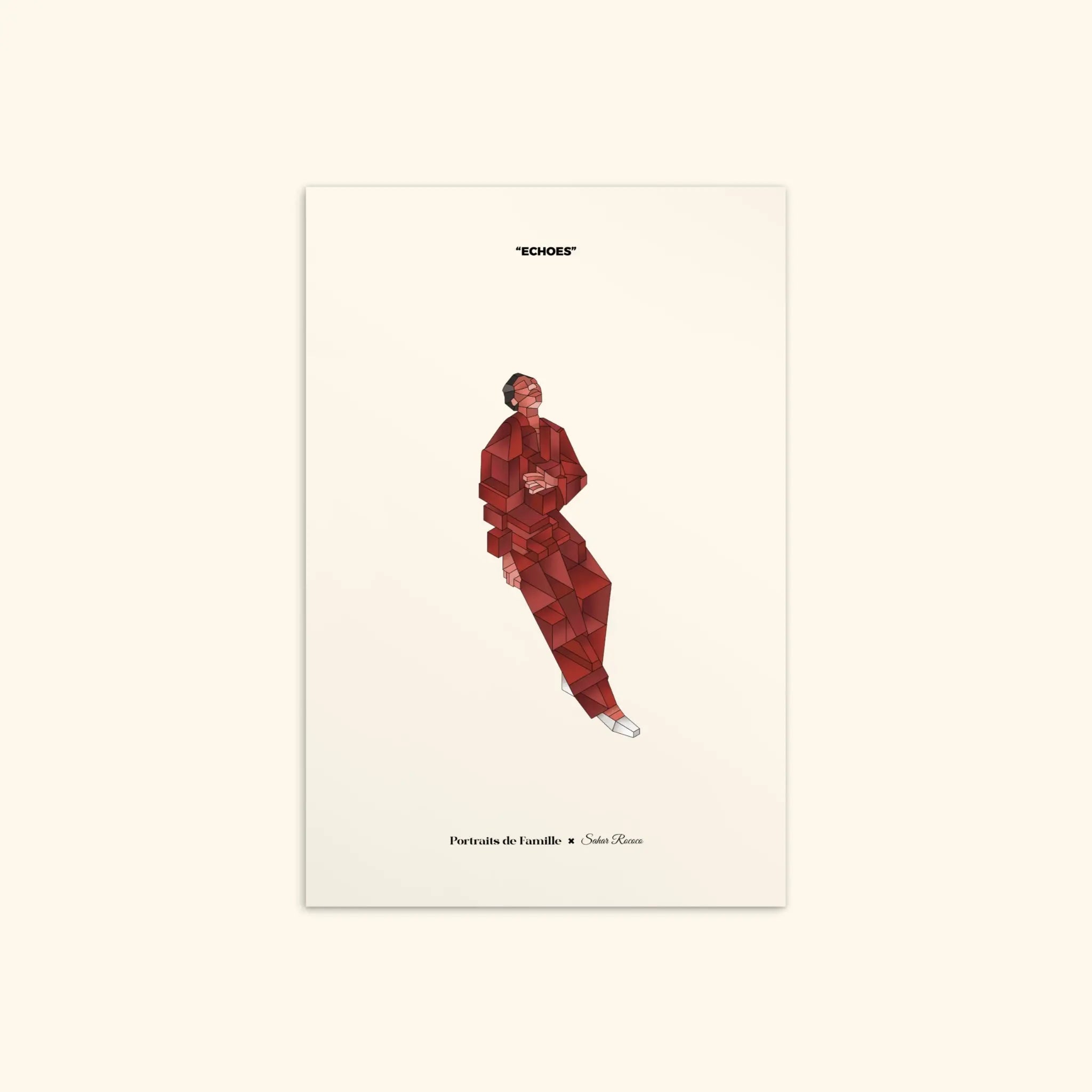 Portraits de Famille The Postcard Discomfort Matte Paper Front