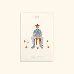 Portraits de Famille The Postcard Falling Matte Paper Front