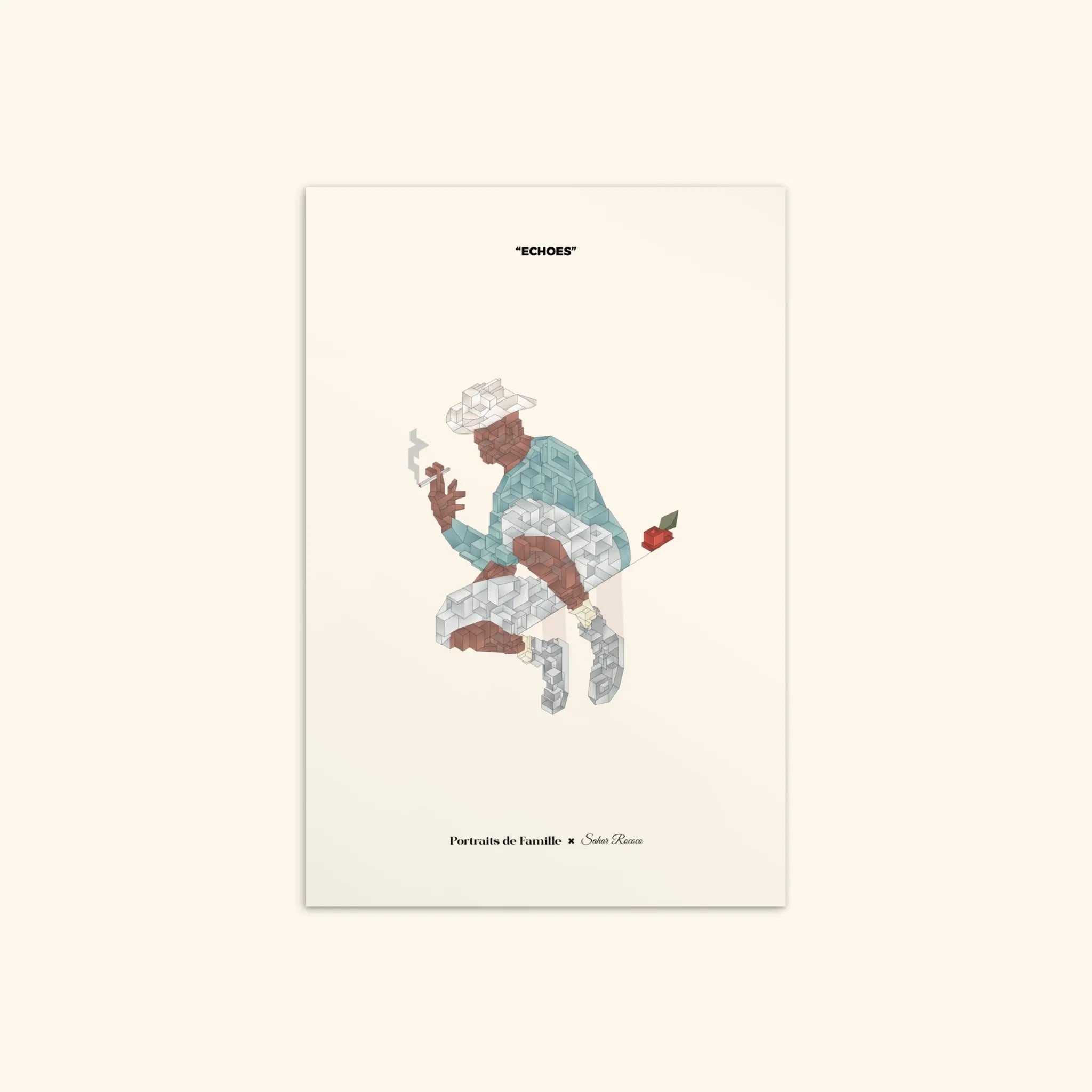 Portraits de Famille The Postcard Fly Away Matte Paper Front