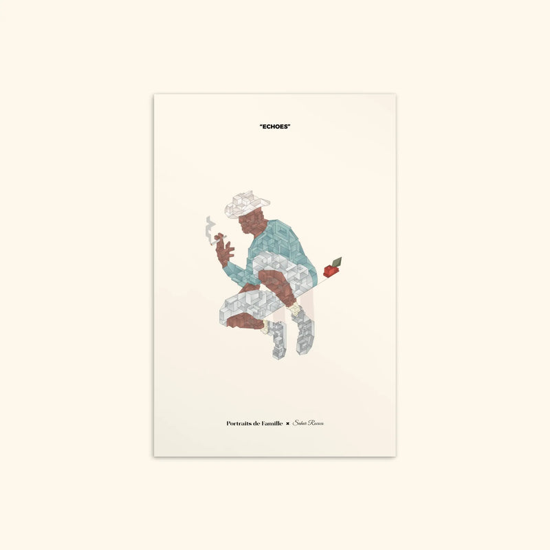 Portraits de Famille The Postcard Fly Away Matte Paper Front