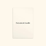 Portraits de Famille The Postcard Logo Matte Paper Front