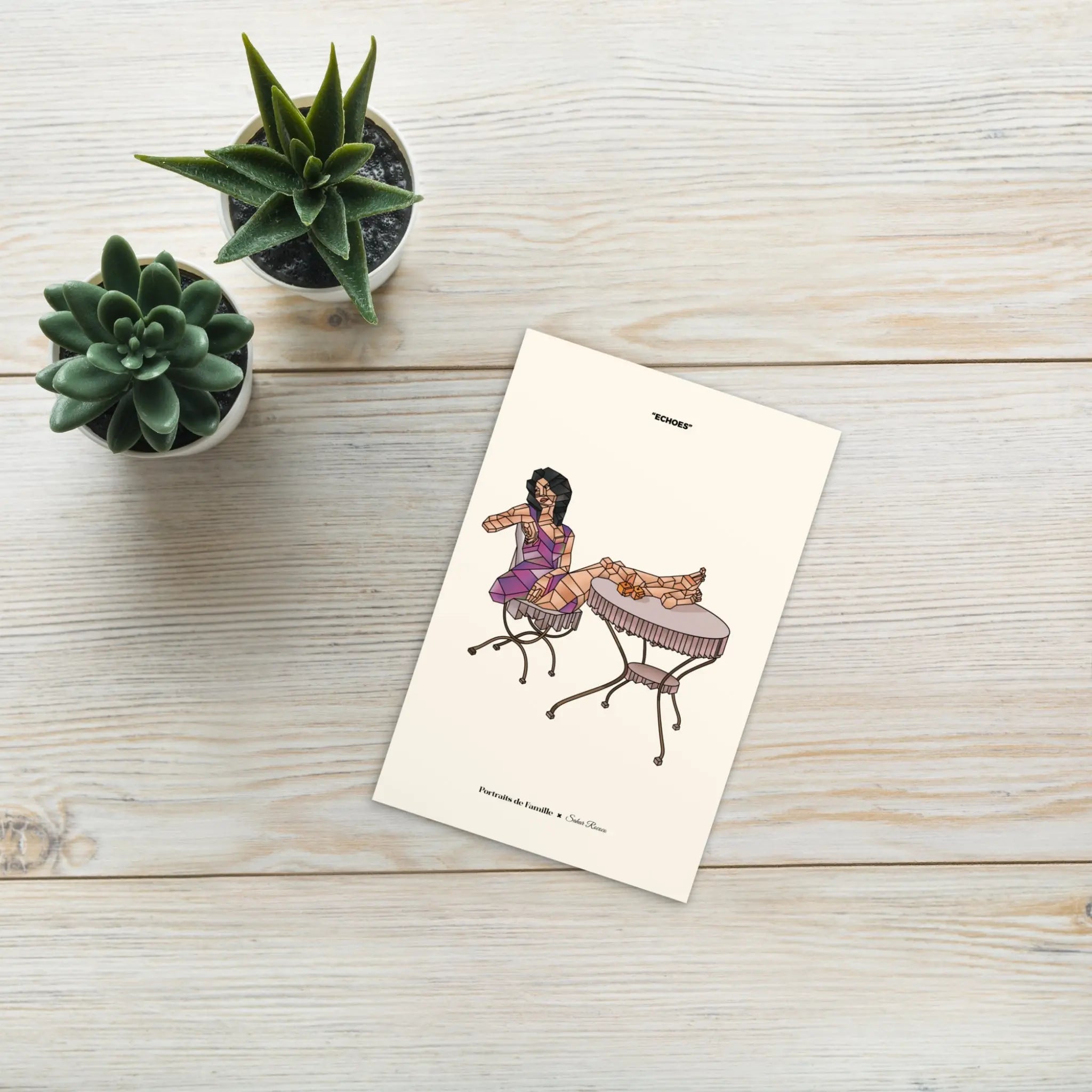 Portraits de Famille The Postcard Orchard Matte Paper Above