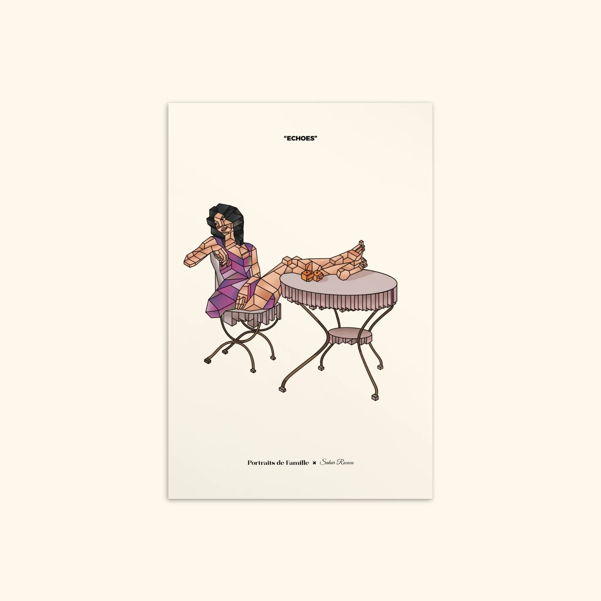 Portraits de Famille The Postcard Orchard Matte Paper Front