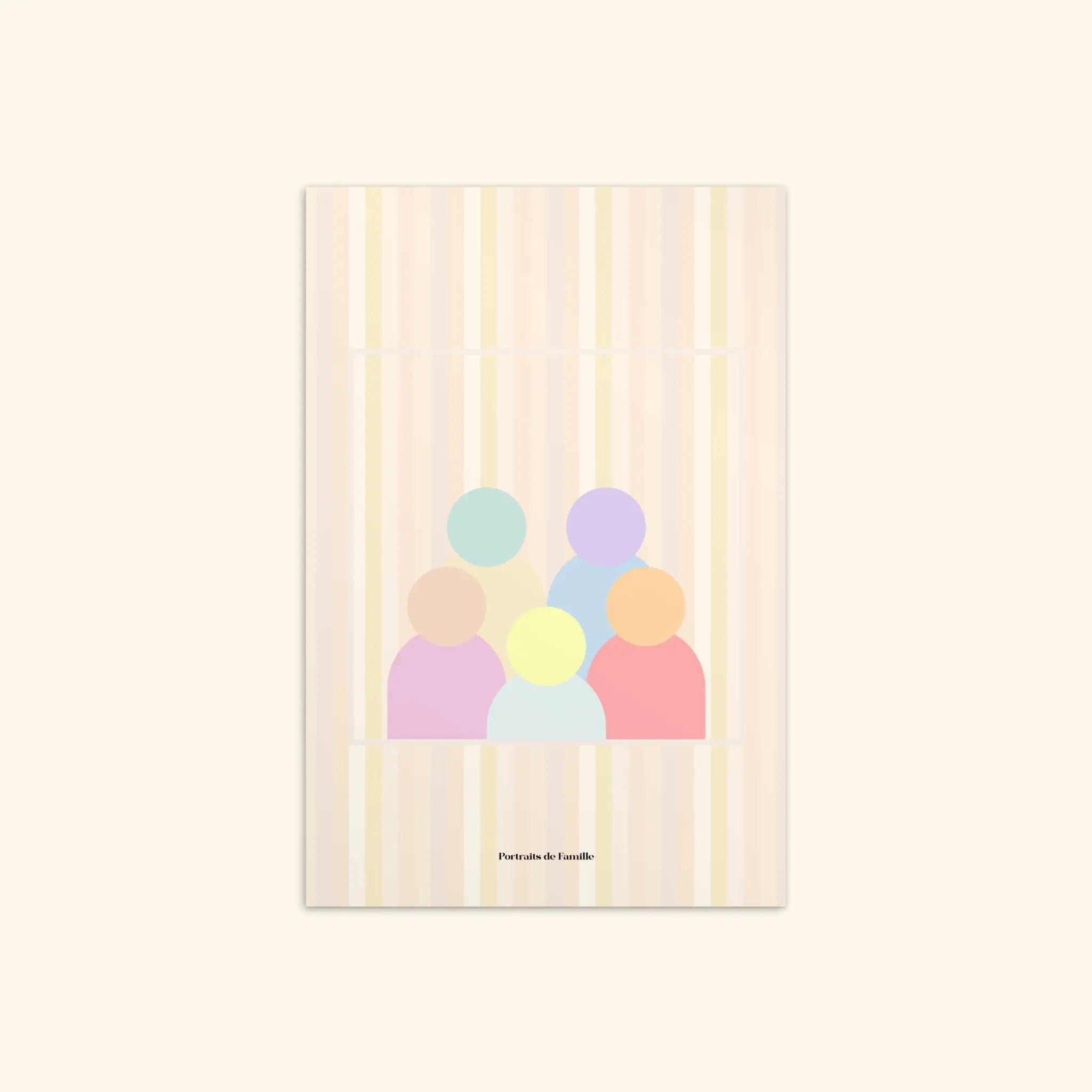 Portraits de Famille The Postcard Portraits de Famille Palette Matte Paper Front