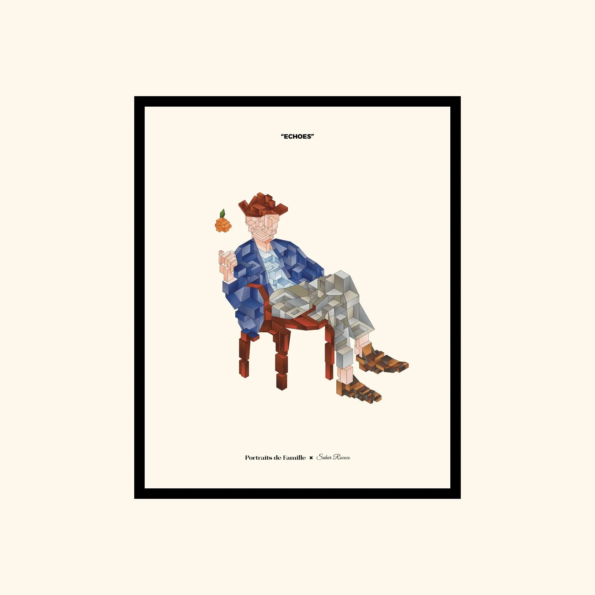 Portraits de Famille The Print Catch High Quality Unframed Giclee Paper Type Hahnemuehle Pearl Paper