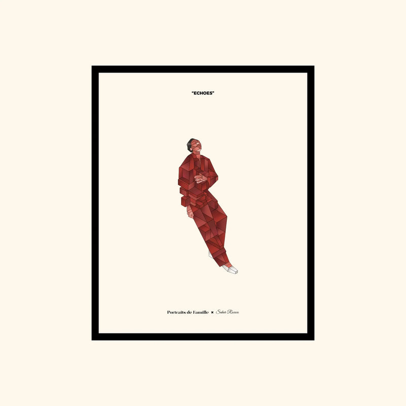 Portraits de Famille The Print Discomfort High Quality Unframed Giclee Paper Type Hahnemuehle Pearl Paper
