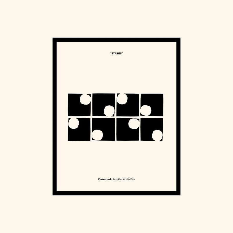 Portraits de Famille The Print Friends High Quality Unframed Giclee Paper Type Hahnemuehle Pearl Paper