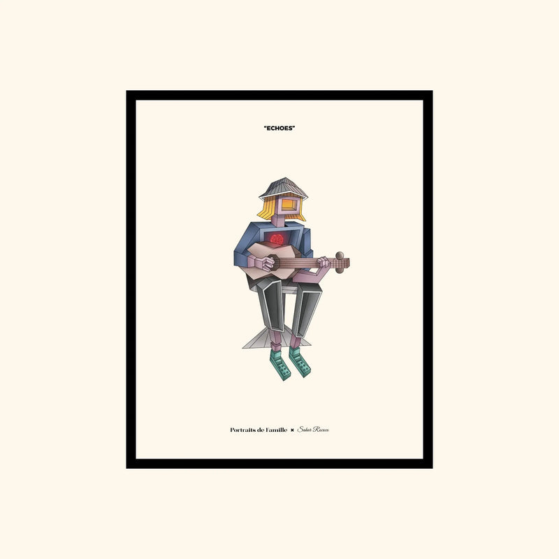 Portraits de Famille The Print Lost High Quality Unframed Giclee Paper Type Hahnemuehle Pearl Paper