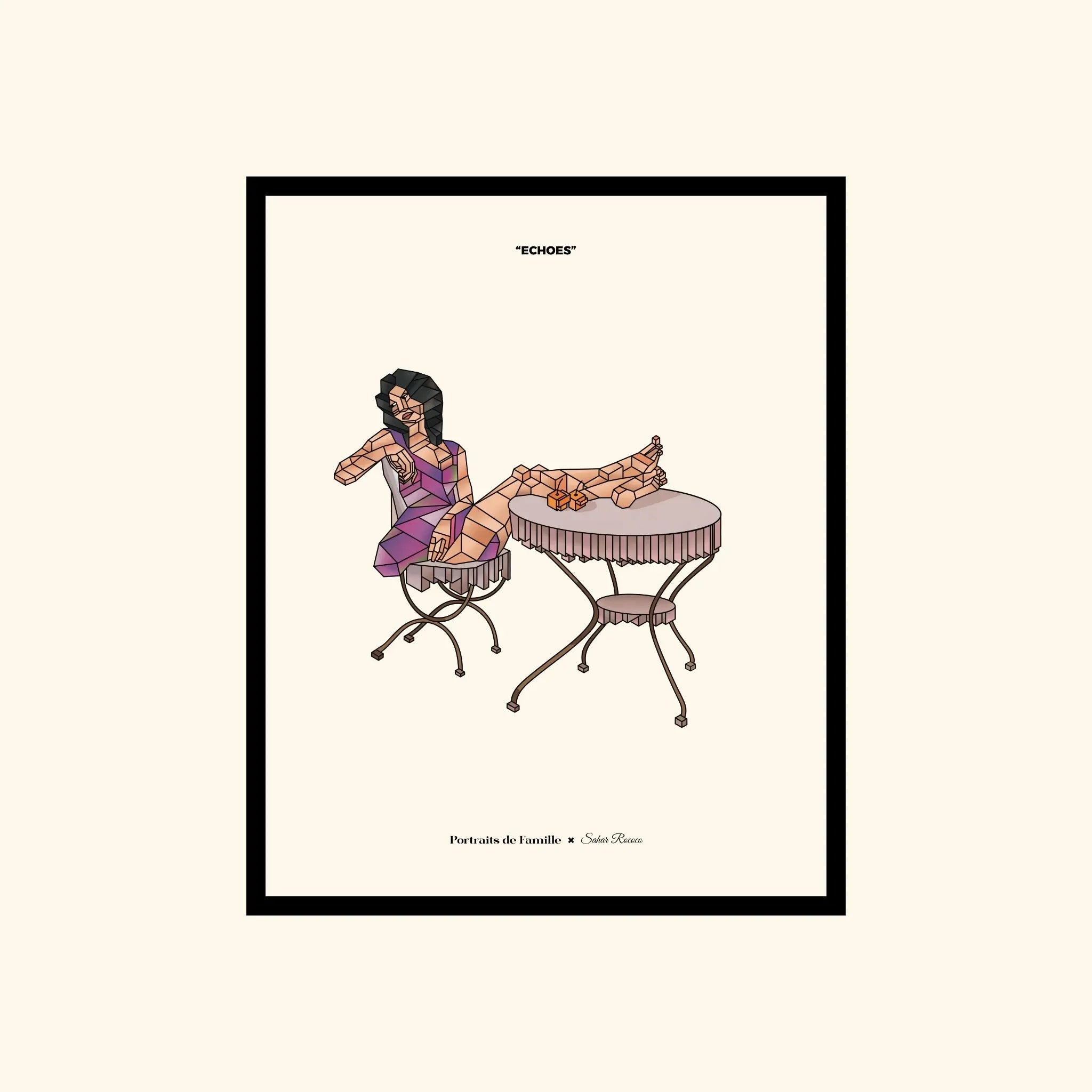 Portraits de Famille The Print Orchard High Quality Unframed Giclee Paper Type Hahnemuehle Pearl Paper