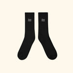 Portraits de Famille The Socks Archive Black Premium Cotton Sides