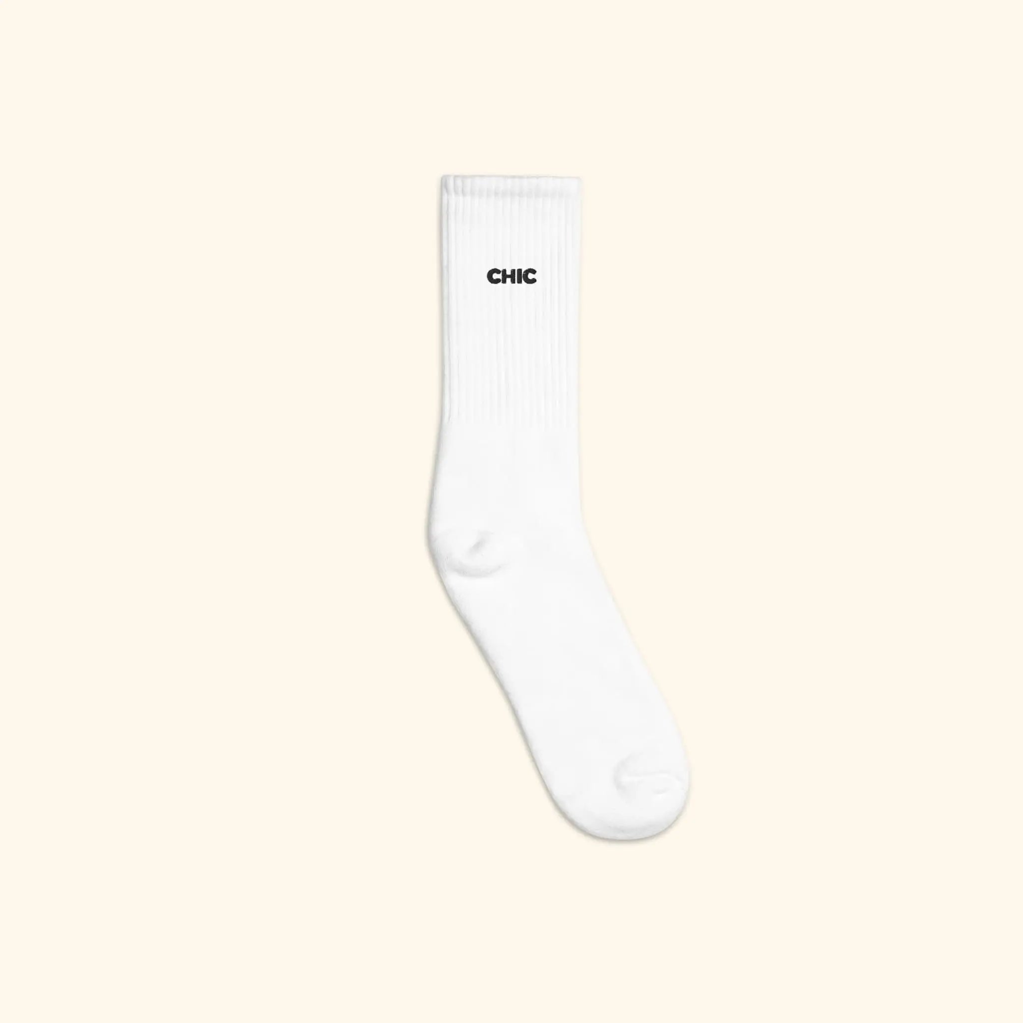 Portraits de Famille The Socks CHIC White Premium Cotton Side