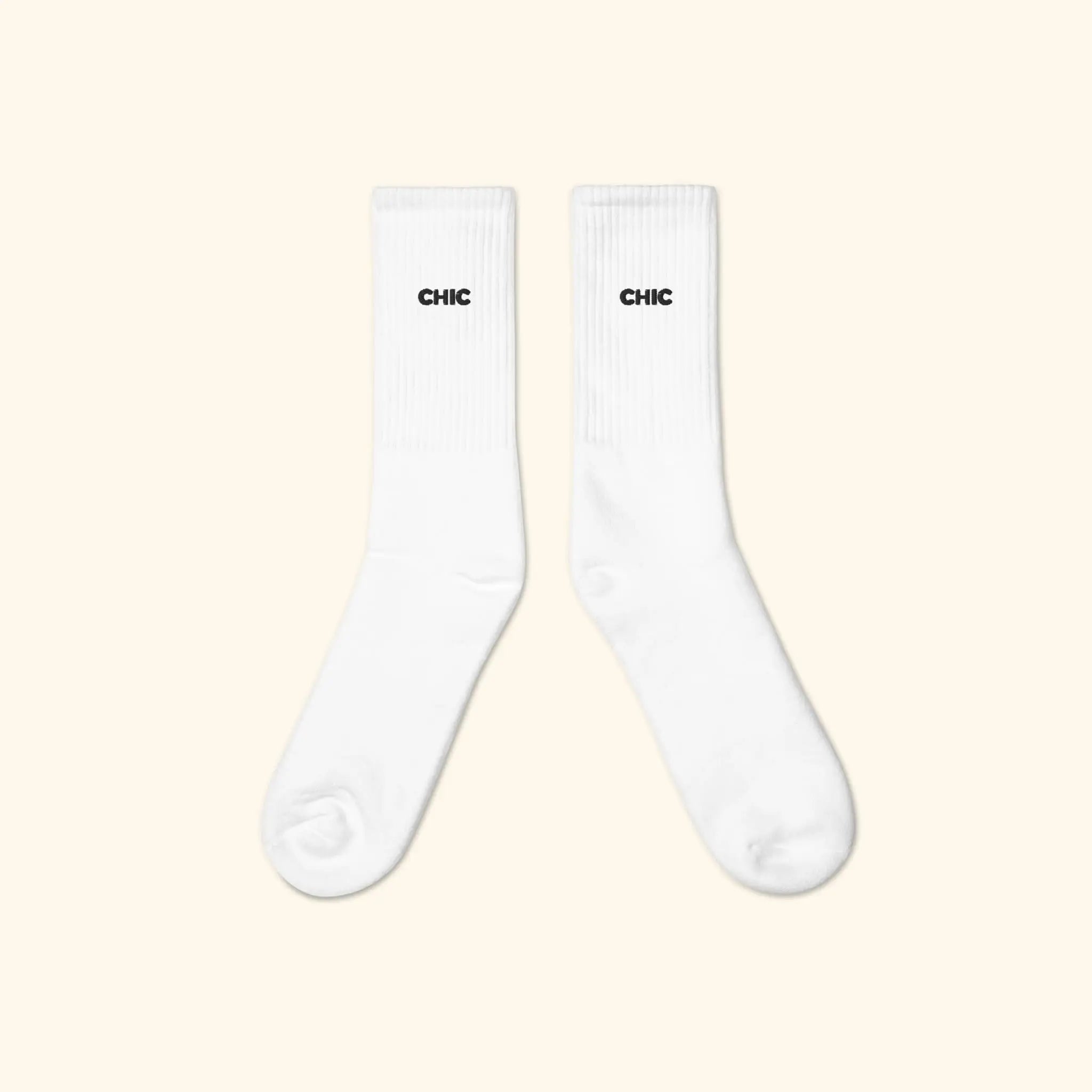 Portraits de Famille The Socks CHIC White Premium Cotton Sides