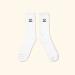 Portraits de Famille The Socks Slogan White Premium Cotton Sides