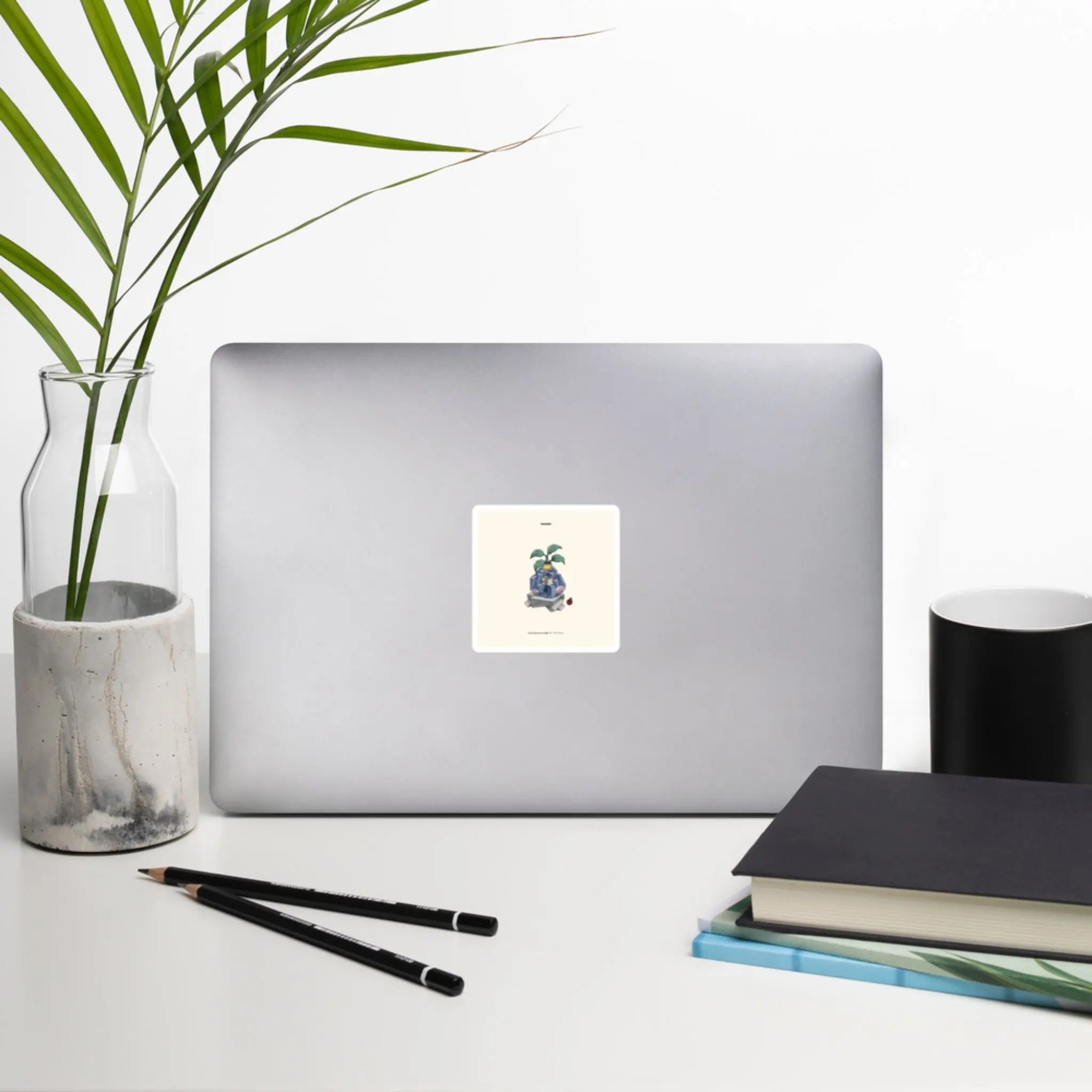 Portraits de Famille The Sticker Blooming 3x3 High Opacity Durable Above
