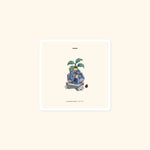 Portraits de Famille The Sticker Blooming 3x3 High Opacity Durable Front