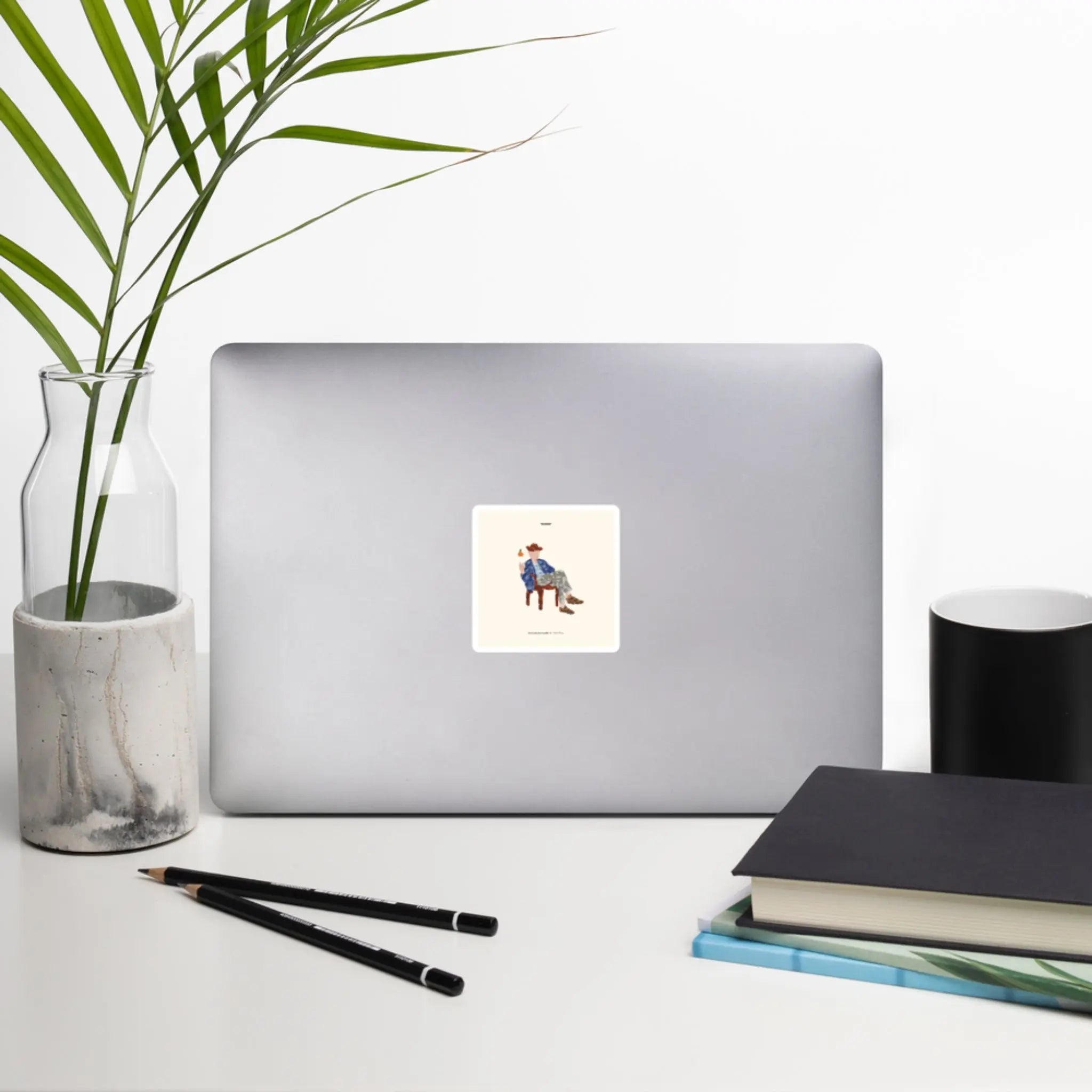 Portraits de Famille The Sticker Catch 3x3 High Opacity Durable Above