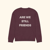 Portraits de Famille The Sweater Question Burgundy Depth Heavy Cotton Back