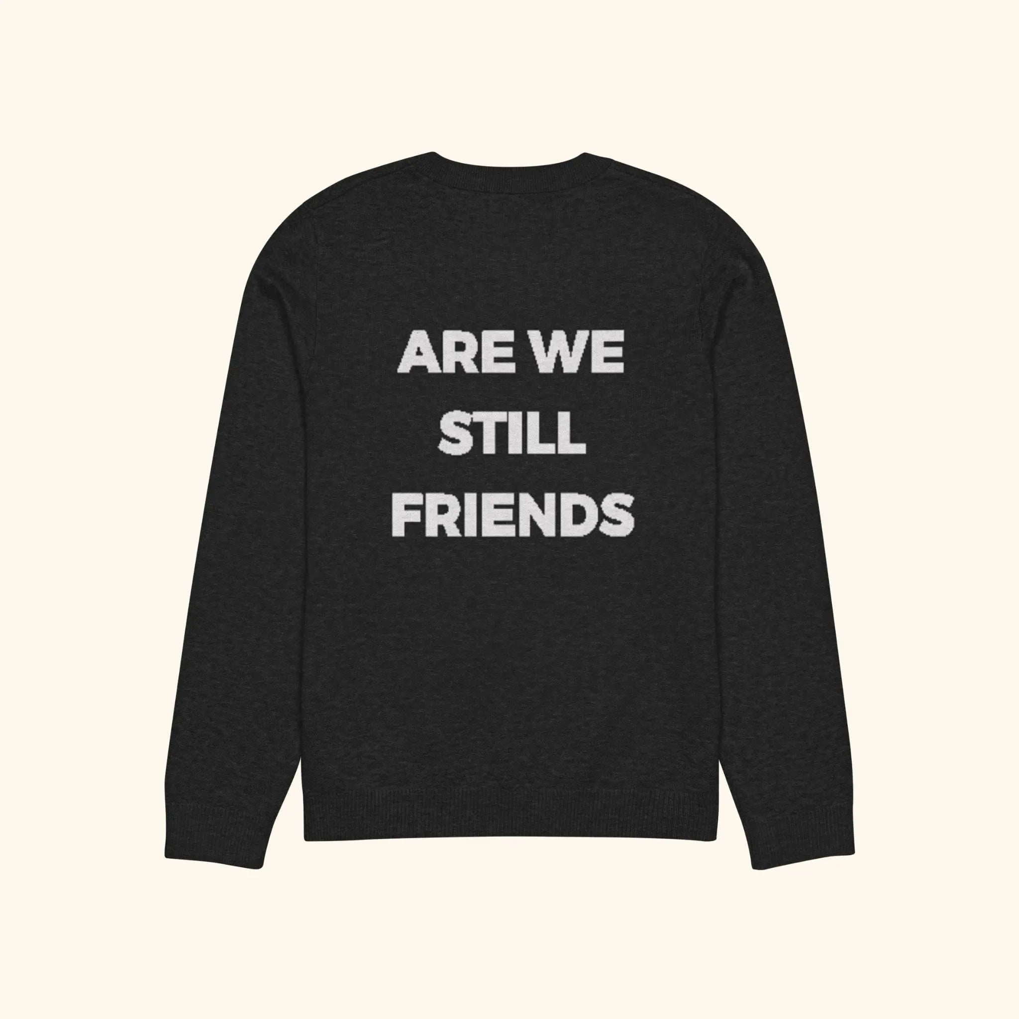 Portraits de Famille The Sweater Question Midnight Black Heavy Cotton Back