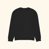 Portraits de Famille The Sweater Question Midnight Black Heavy Cotton Front