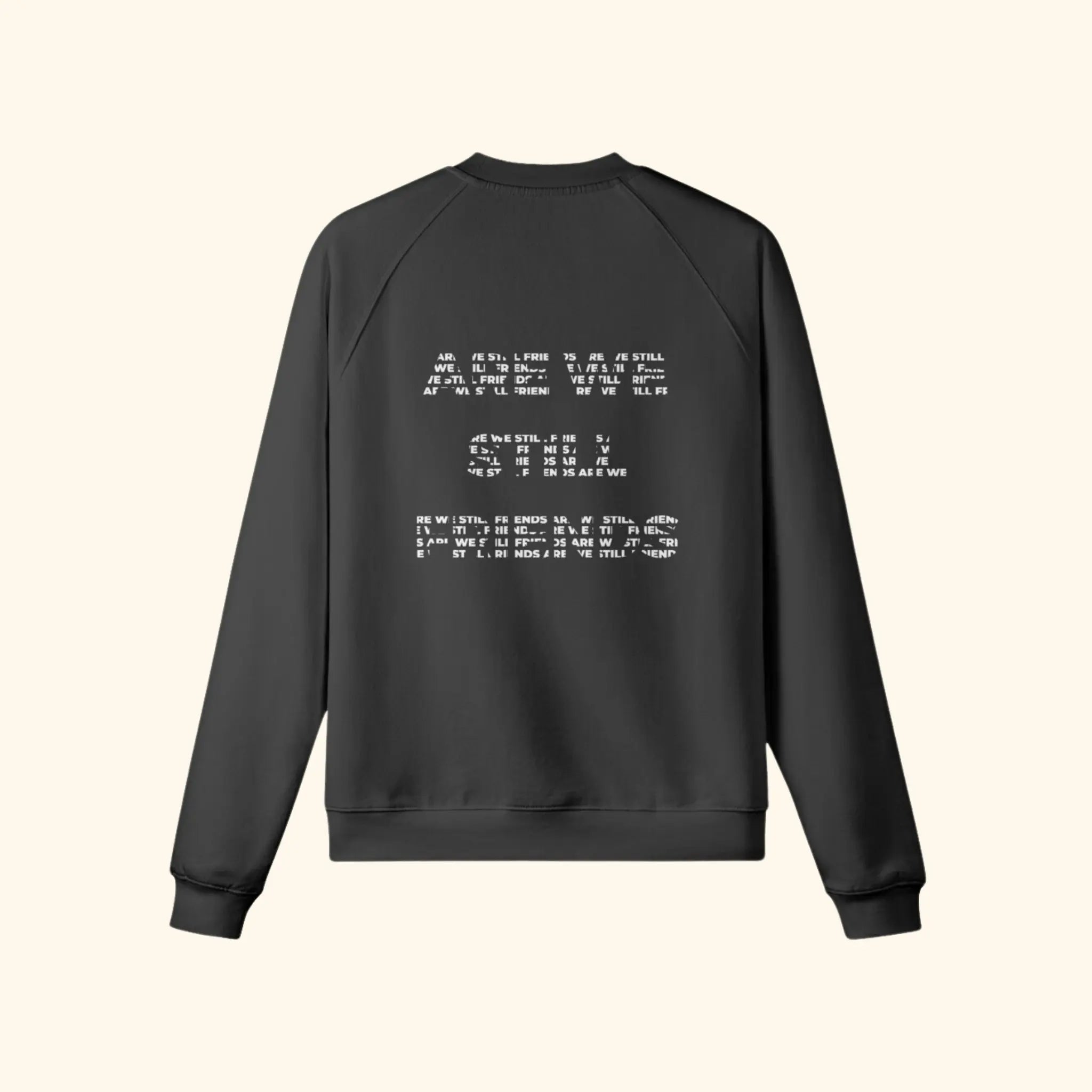 Portraits de Famille The Sweatshirt 1 Year Anniversary Midnight Black Heavy Cotton Back