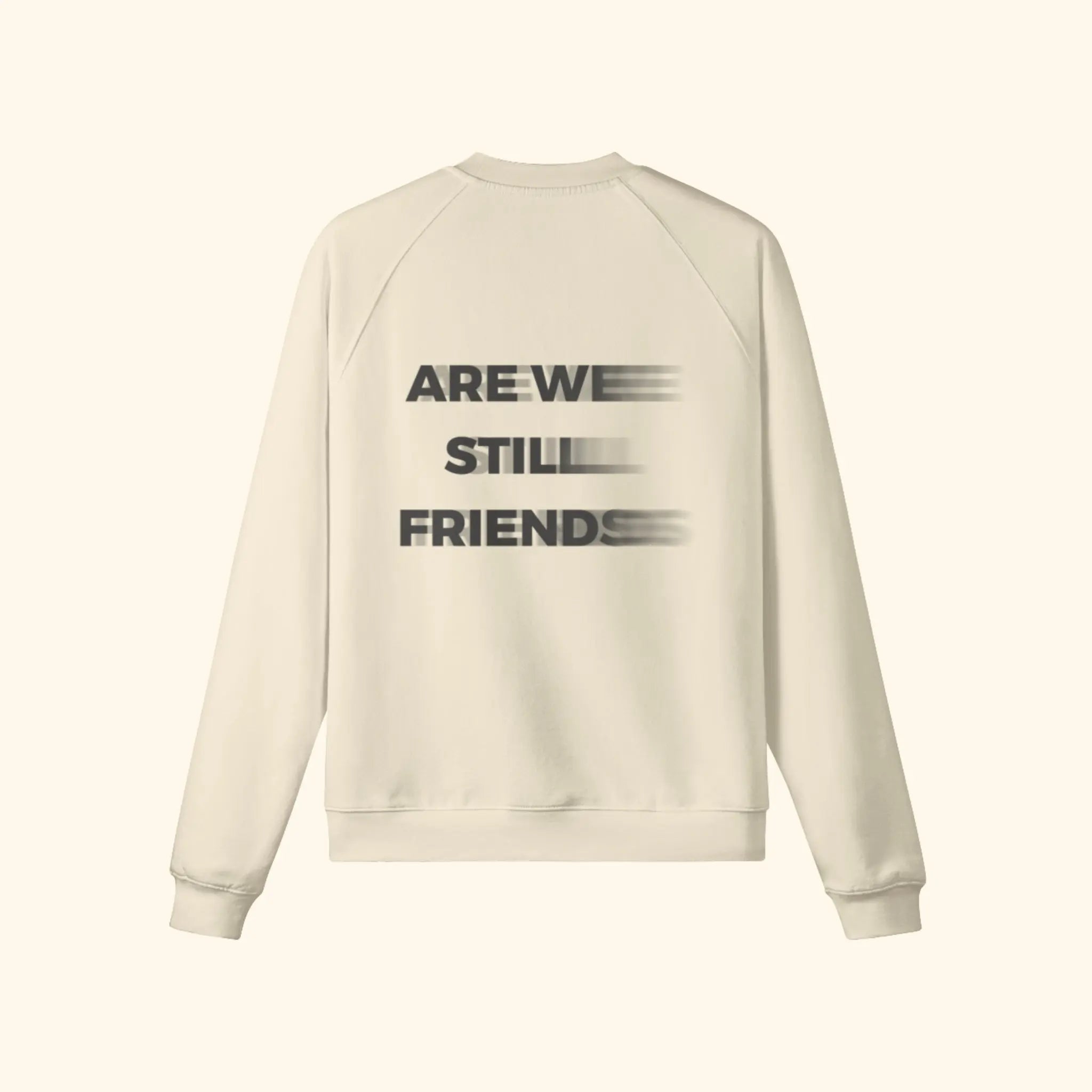 Portraits de Famille The Sweatshirt 2 Year Anniversary Pastel Beige Heavy Cotton Back