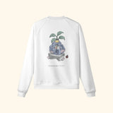 Portraits de Famille The Sweatshirt Blooming Off White Heavy Cotton Back