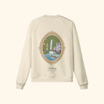 Portraits de Famille The Sweatshirt Bridge Pastel Beige Heavy Cotton Back