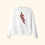 Portraits de Famille The Sweatshirt Discomfort Off White Heavy Cotton Back