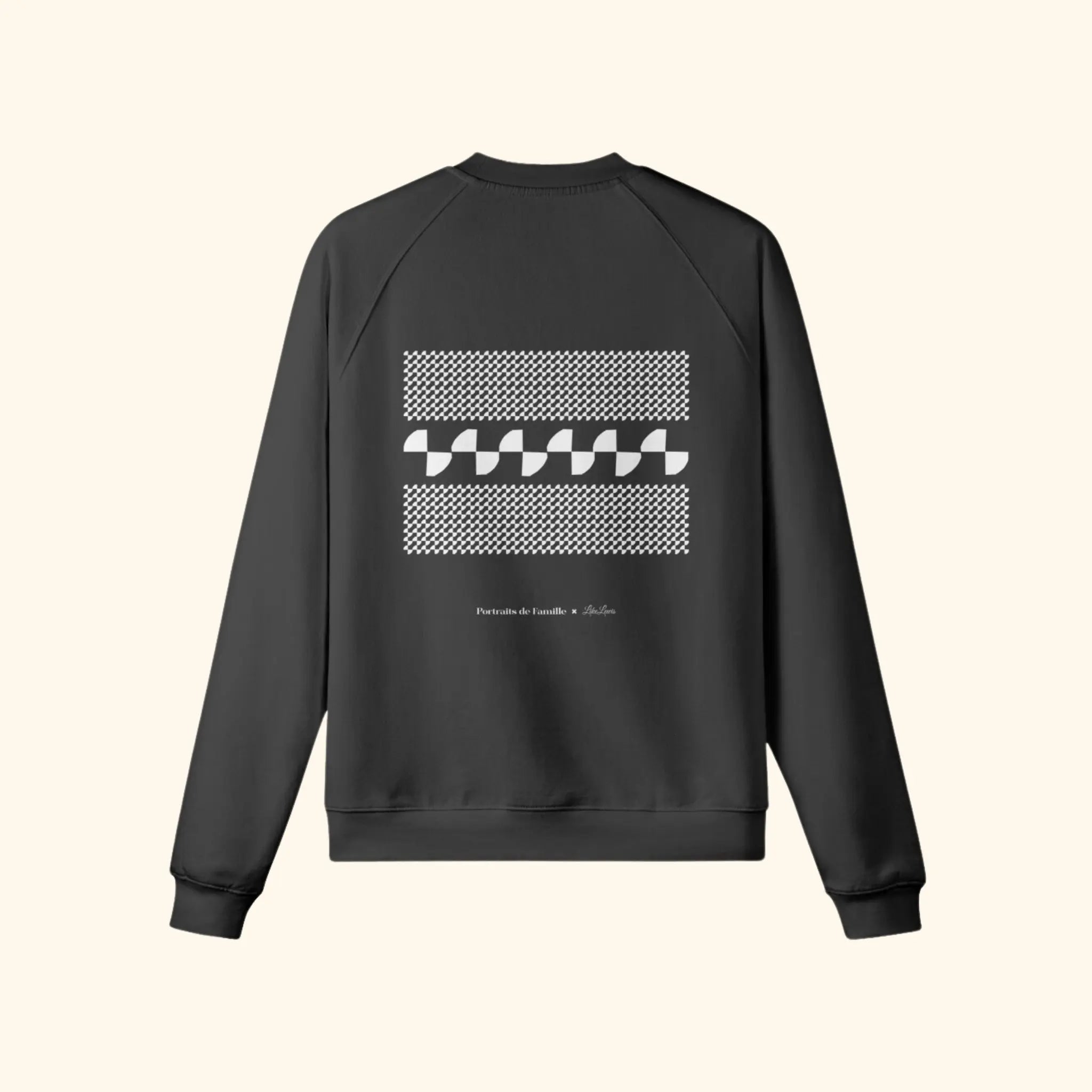 Portraits de Famille The Sweatshirt Legal Alien Midnight Black Heavy Cotton Back