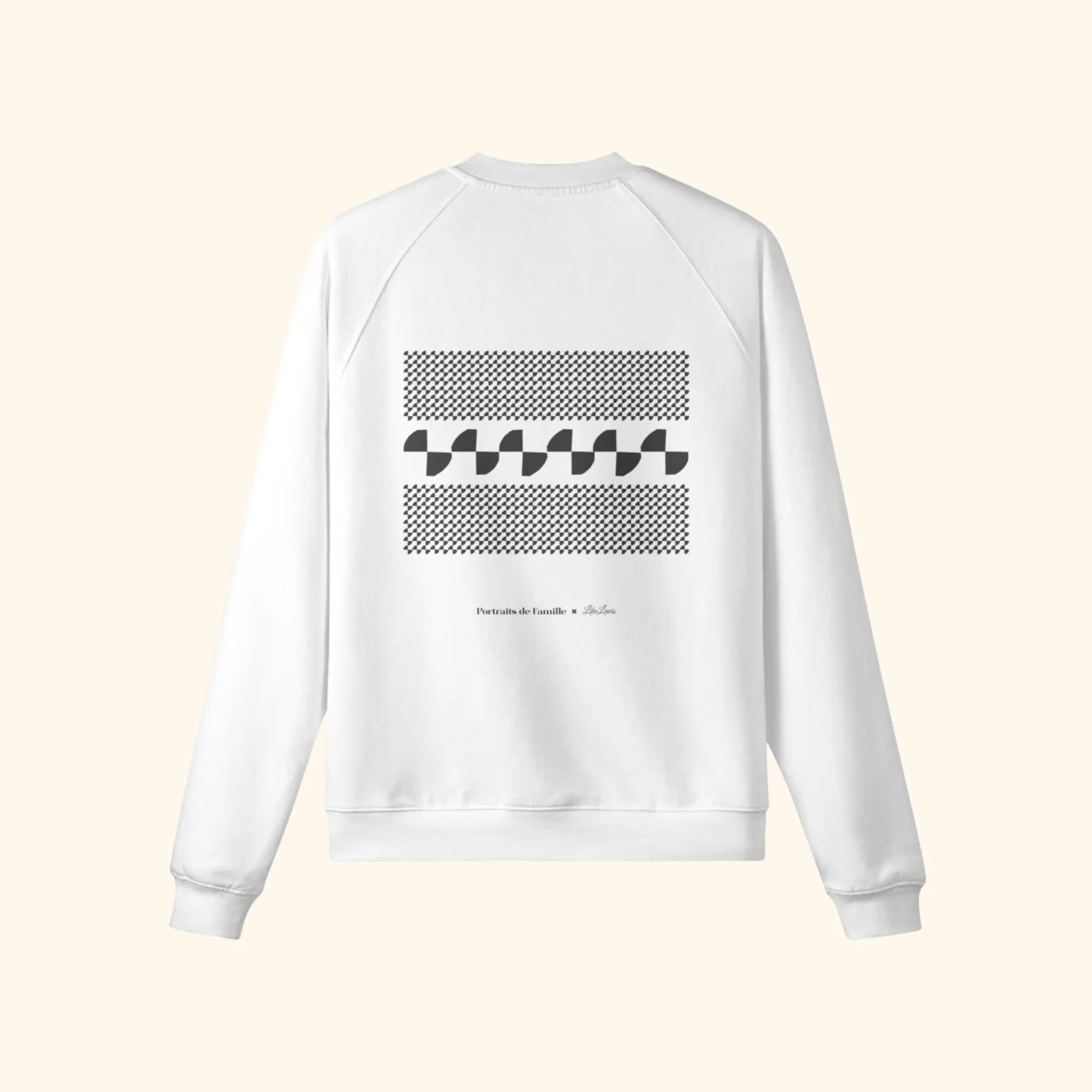 Portraits de Famille The Sweatshirt Legal Alien Off White Heavy Cotton Back