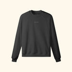 Portraits de Famille The Sweatshirt Logo Archive Midnight Black Heavy Cotton Front