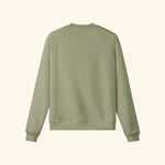 Portraits de Famille The Sweatshirt Logo Archive Olive Green Heavy Cotton Back