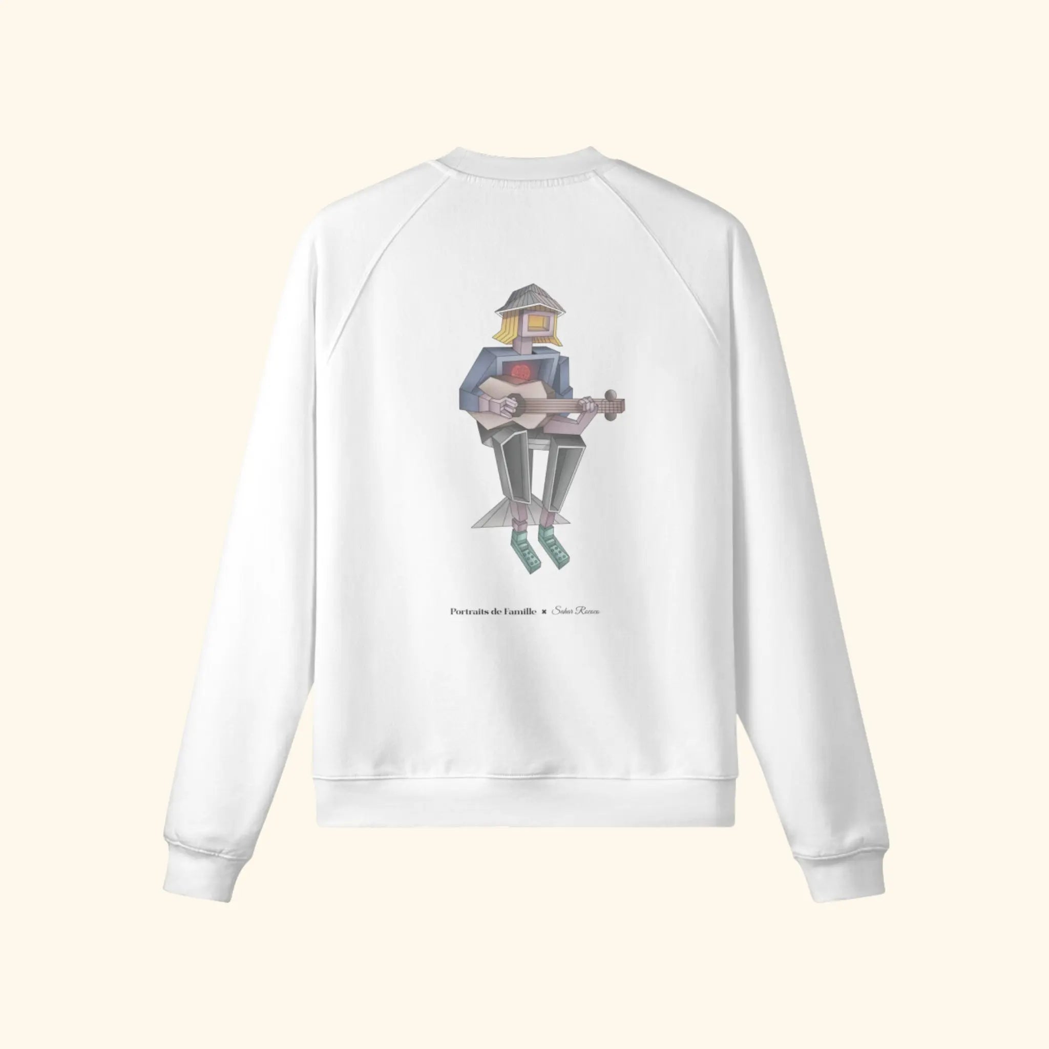 Portraits de Famille The Sweatshirt Lost Off White Heavy Cotton Back