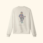 Portraits de Famille The Sweatshirt Lost Pastel Beige Heavy Cotton Back