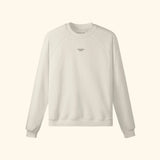 Portraits de Famille The Sweatshirt Orchard Pastel Beige Heavy Cotton Front