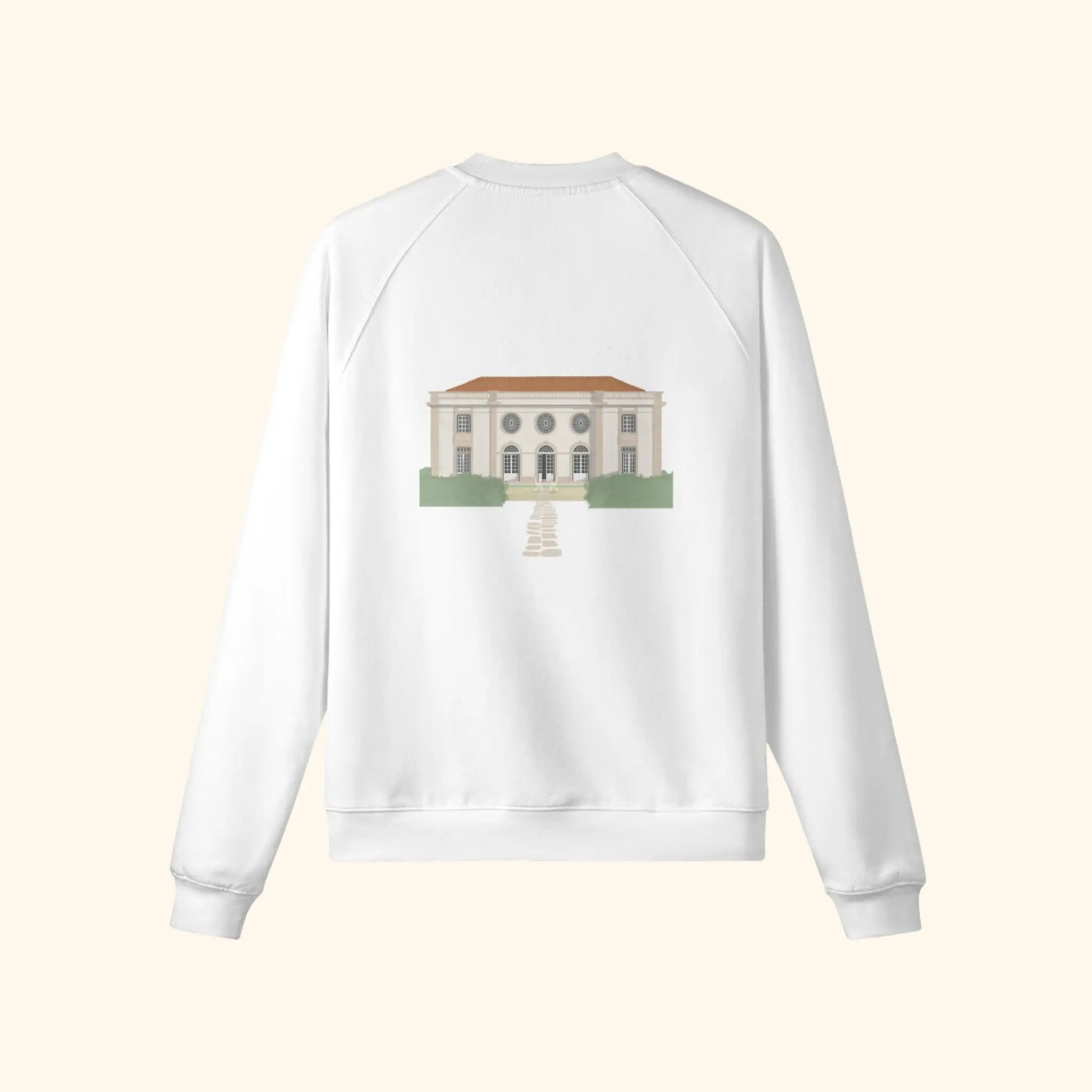 Portraits de Famille The Sweatshirt Palace Off White Heavy Cotton Back