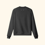 Portraits de Famille The Sweatshirt Slogan Archive Midnight Black Heavy Cotton Back