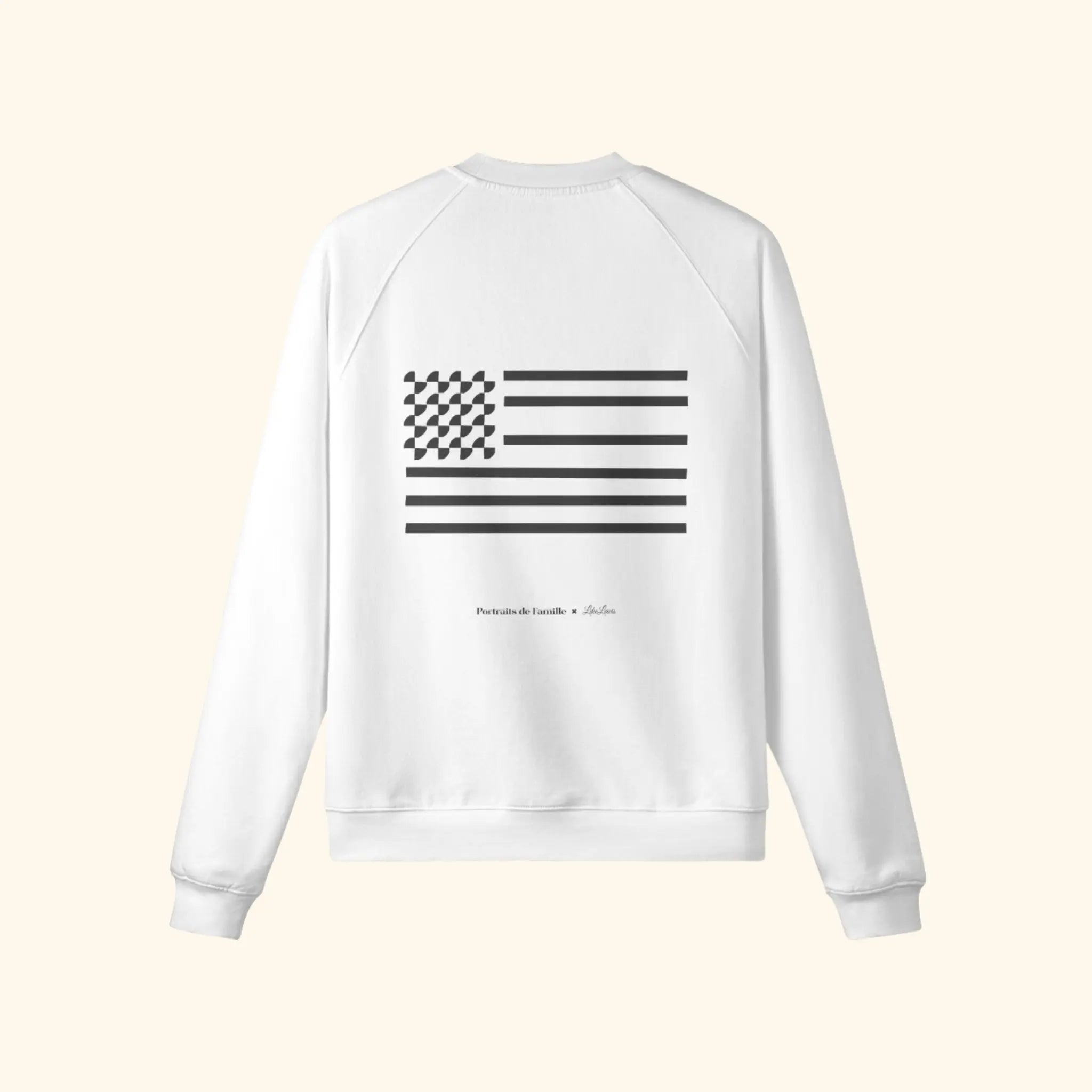 Portraits de Famille The Sweatshirt United Off White Heavy Cotton Back
