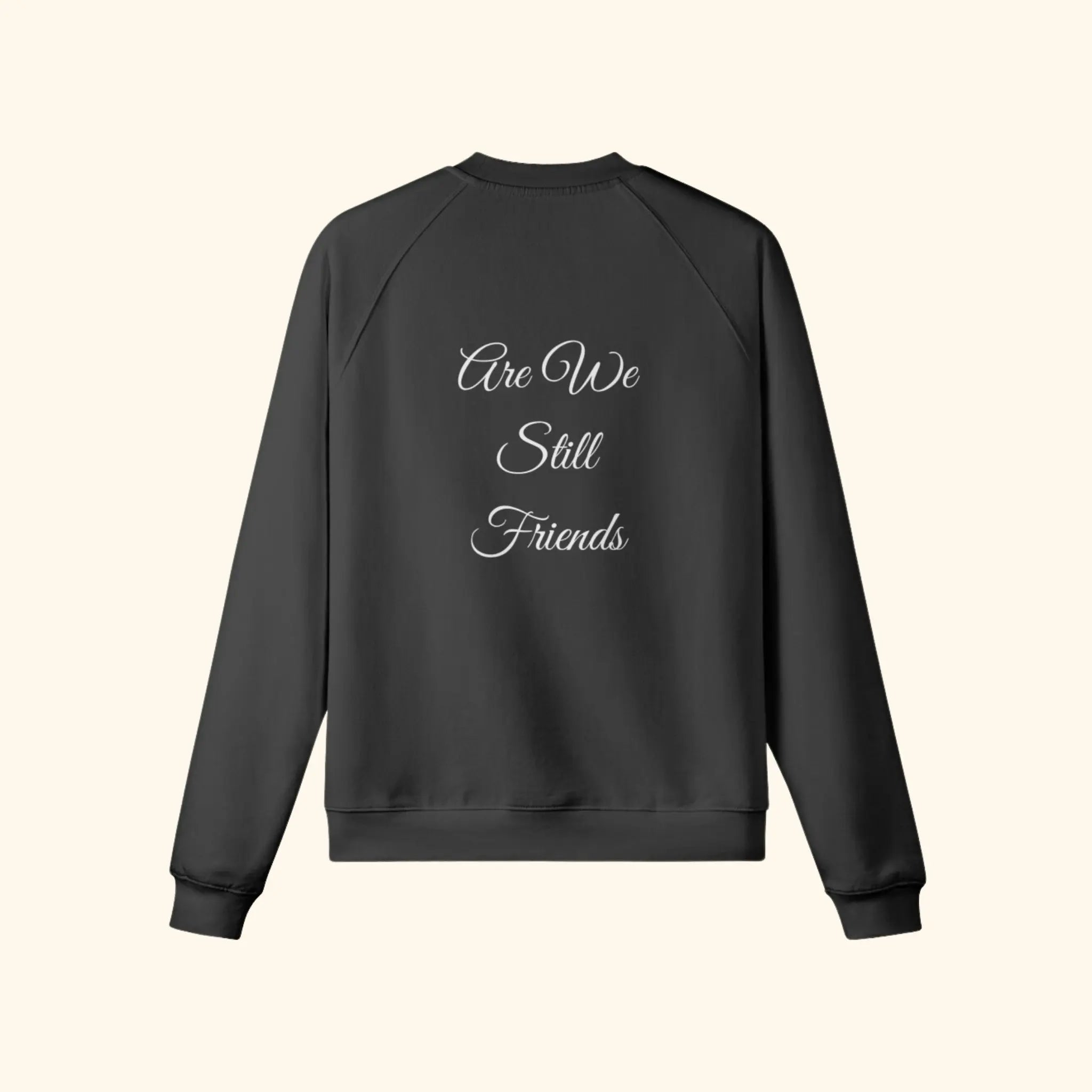 Portraits de Famille The Sweatshirt Vibes Midnight Black Heavy Cotton Back