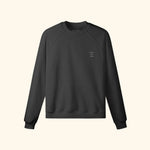 Portraits de Famille The Sweatshirt Vibes Midnight Black Heavy Cotton Front