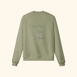 Portraits de Famille The Sweatshirt Vibes Olive Green Heavy Cotton Back