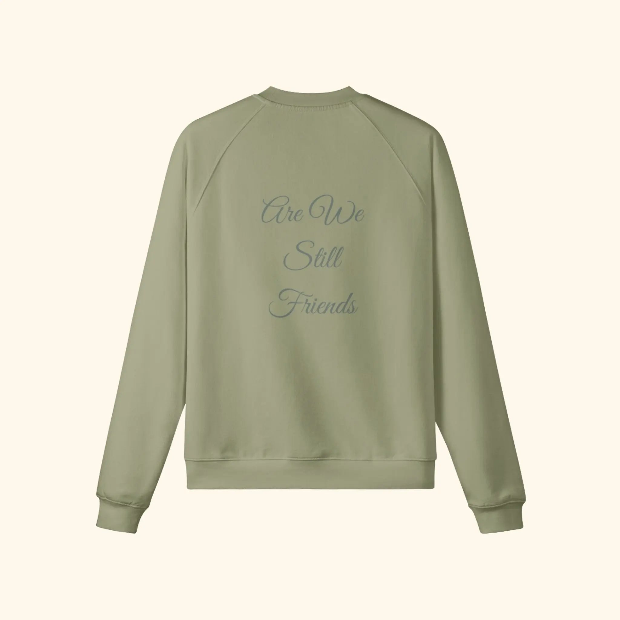 Portraits de Famille The Sweatshirt Vibes Olive Green Heavy Cotton Back