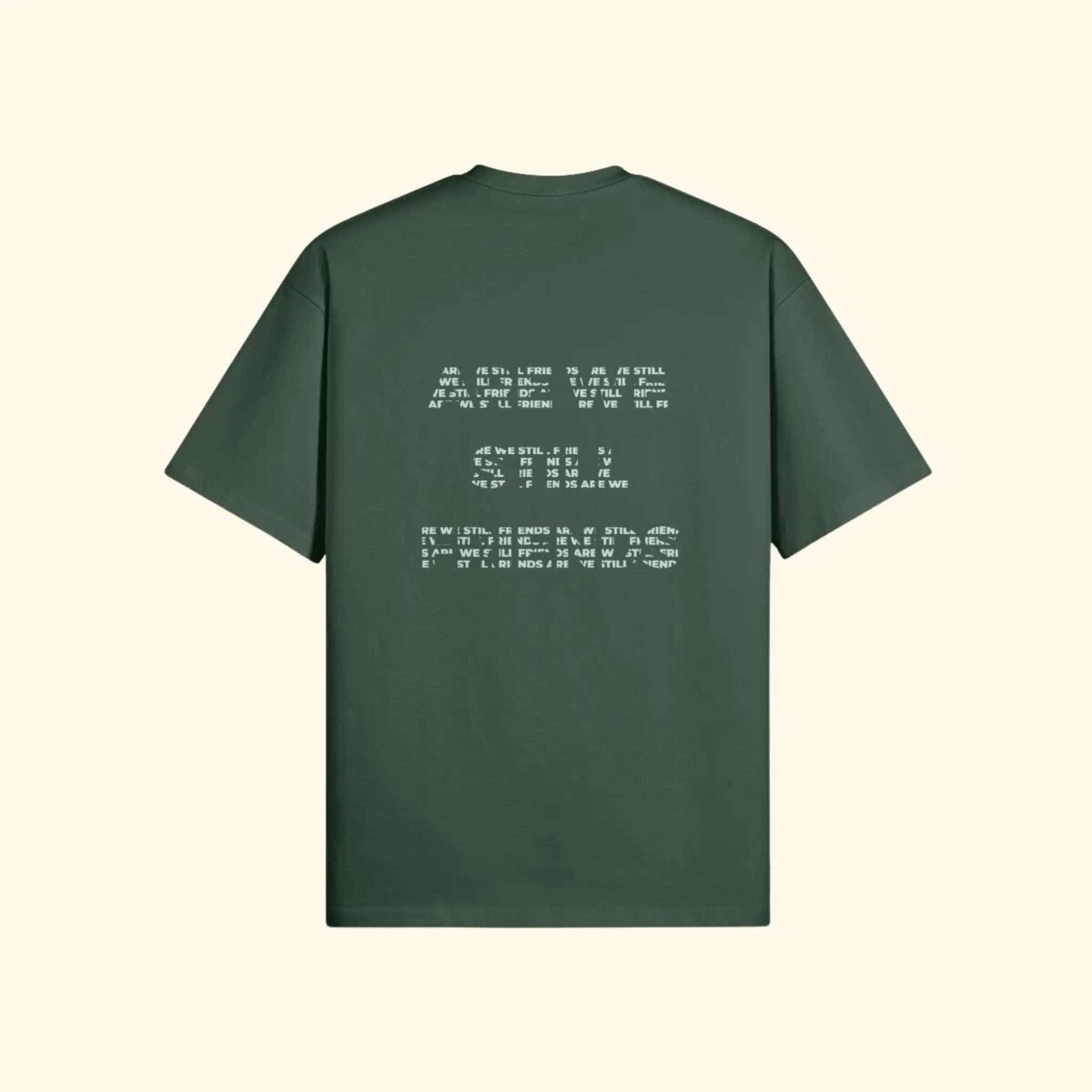 Portraits de Famille The Tee 1 Year Anniversary Forest Green Heavy Cotton Back