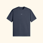 Portraits de Famille The Tee 1 Year Anniversary Harbor Blue Heavy Cotton Front