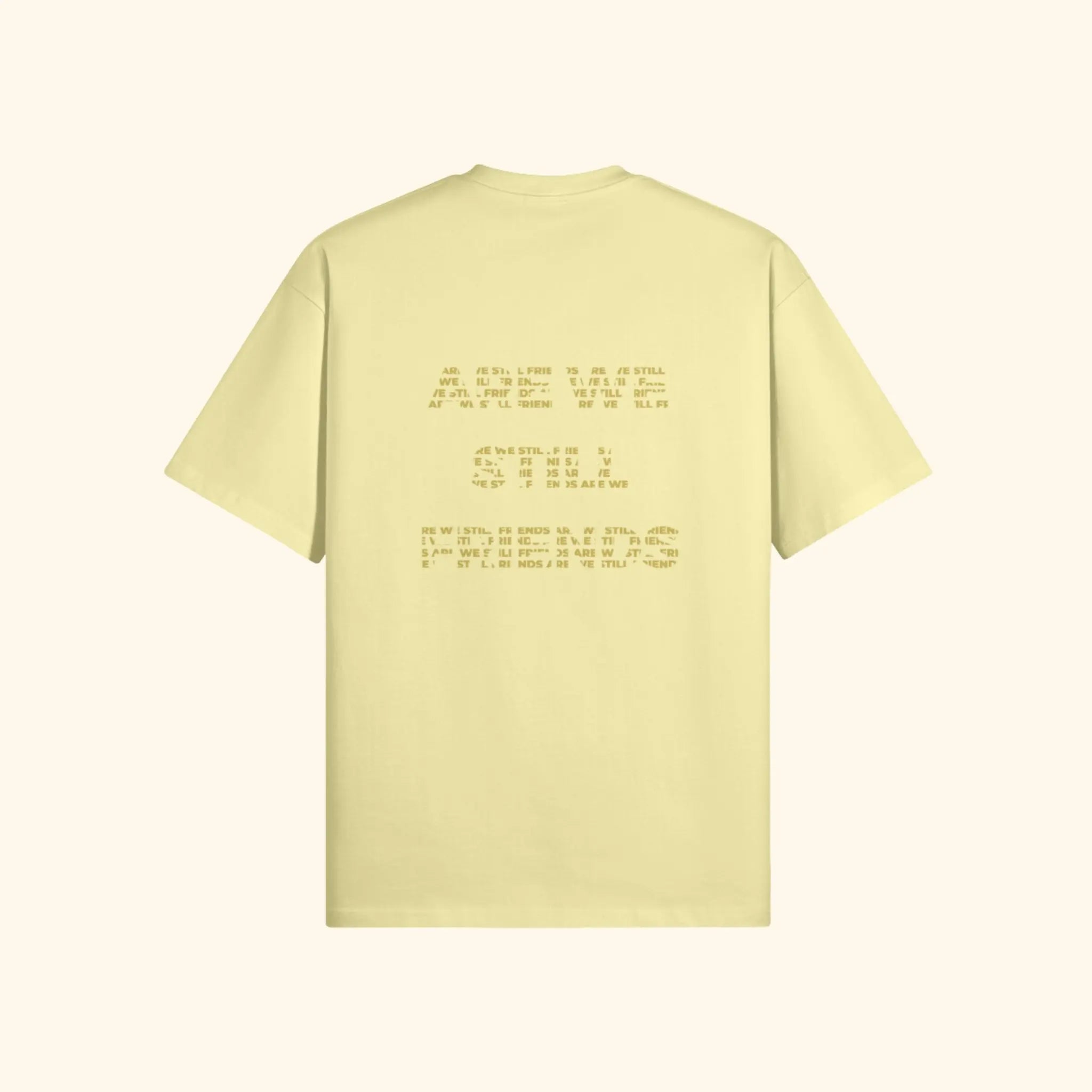Portraits de Famille The Tee 1 Year Anniversary Lemonade Heavy Cotton Back