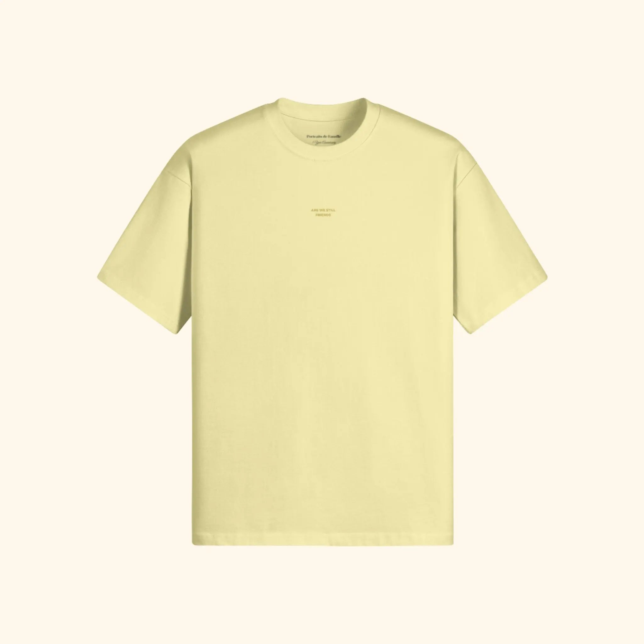 Portraits de Famille The Tee 1 Year Anniversary Lemonade Heavy Cotton Front