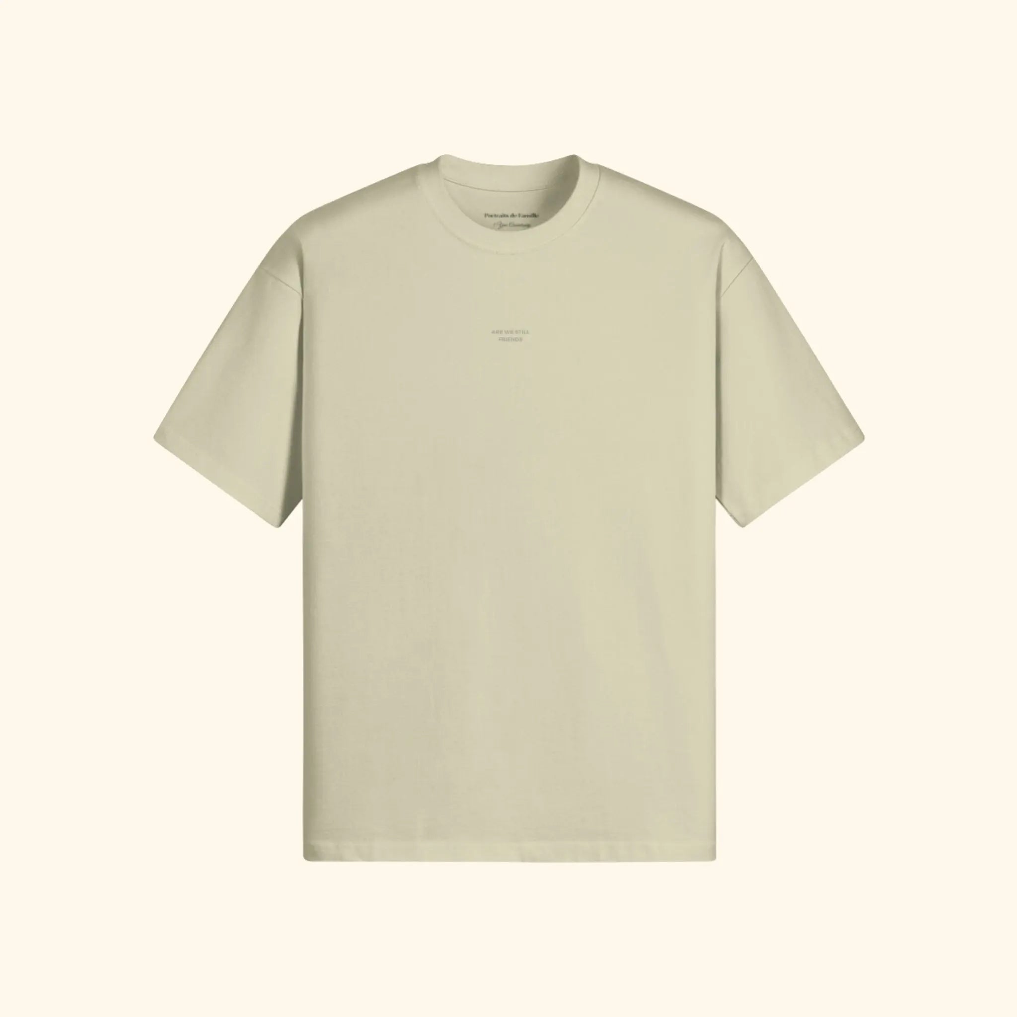 Portraits de Famille The Tee 1 Year Anniversary Lemongrass Heavy Cotton Front