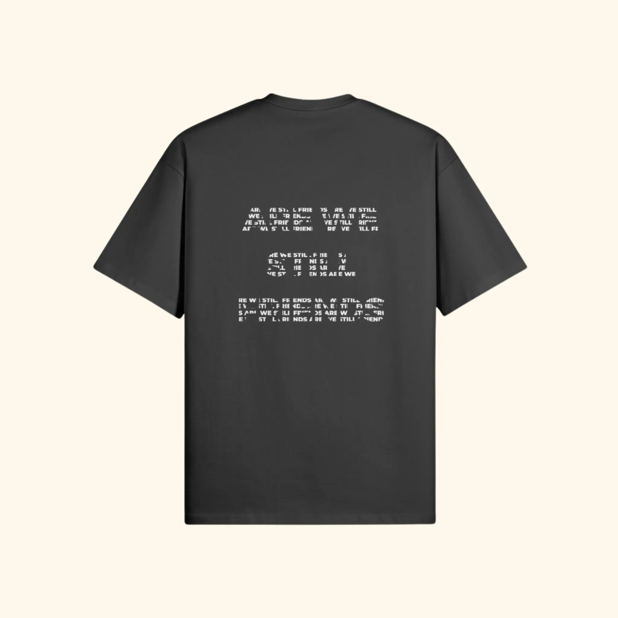 Portraits de Famille The Tee 1 Year Anniversary Midnight Black Heavy Cotton Back